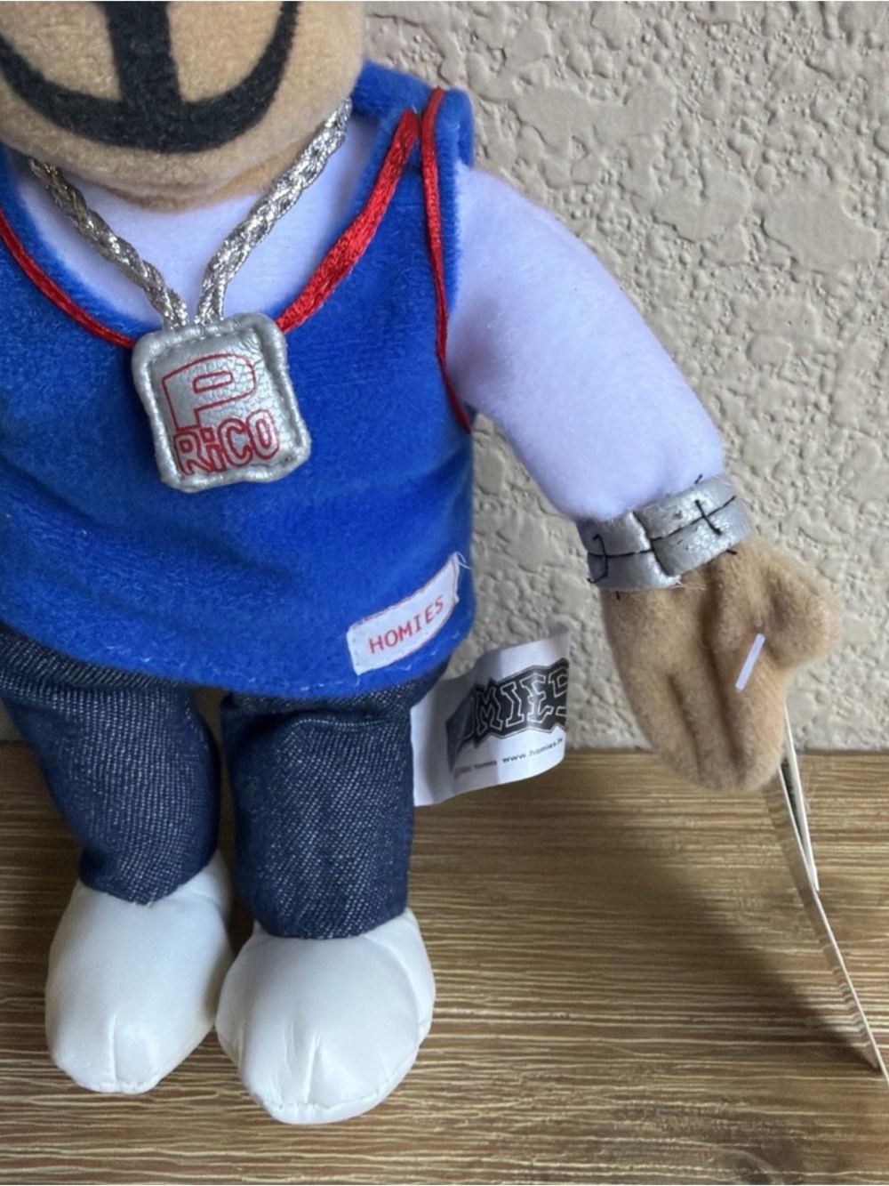 2001 P Rico Homies 9 Inch Collectible Plush NWT - Picture 4 of 8